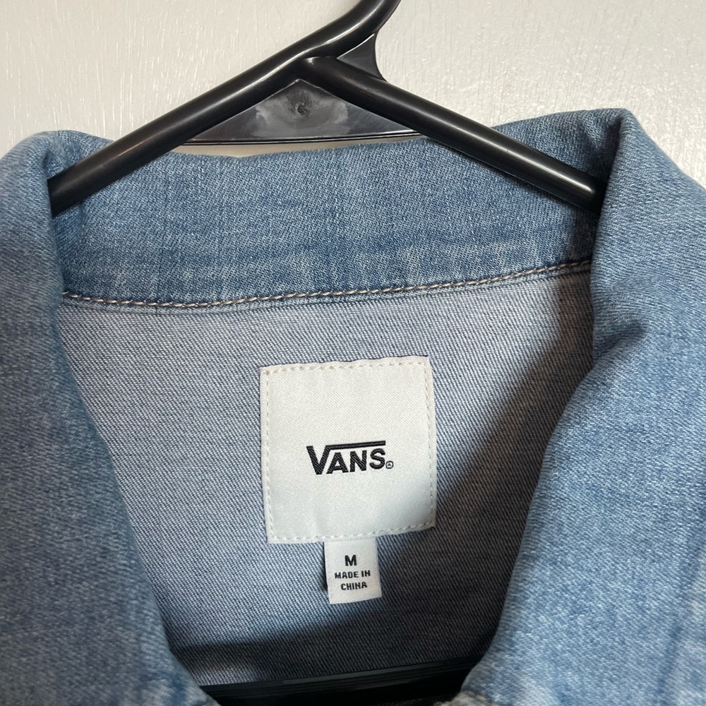 Vans Kids Button Down Jean Jacket - Size M - Picture 4 of 12